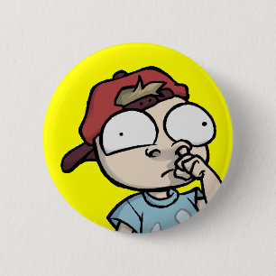 Badge Rond 5 Cm Bouton de Forumwarz Permanoob