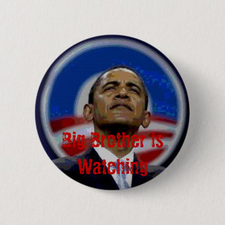 Badge Rond 5 Cm Bouton de frère d'Obama
