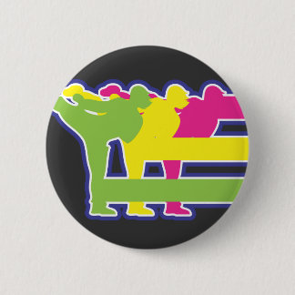 Badge Rond 5 Cm Bouton de Fu de trouille