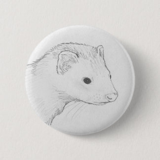 Badge Rond 5 Cm Bouton de furet - Theo
