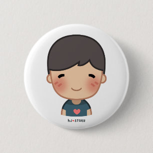 Badge Rond 5 Cm Bouton de garçon de HJ-Histoire