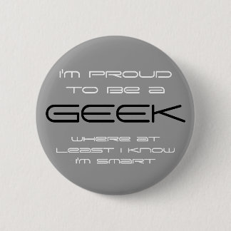 Badge Rond 5 Cm Bouton de Geek-Estime