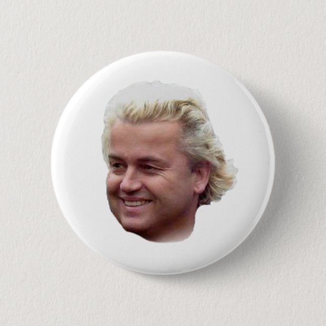 Badge Rond 5 Cm Bouton de Geert Wilders (Devant)