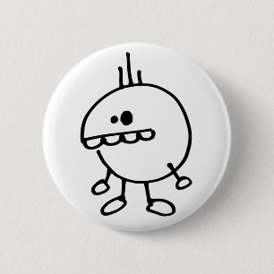 Badge Rond 5 Cm Bouton de Gegga