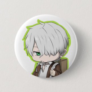 Badge Rond 5 Cm Bouton de Ginko