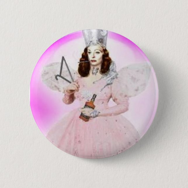 Badge Rond 5 Cm Bouton de Glinda (Devant)