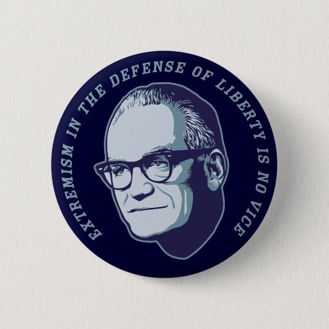 Badge Rond 5 Cm Bouton de Goldwater (Devant)