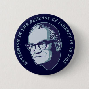 Badge Rond 5 Cm Bouton de Goldwater