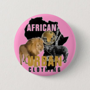 Badge Rond 5 Cm Bouton de goupille de l'Afrique