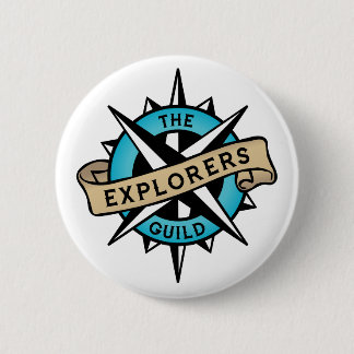 Badge Rond 5 Cm Bouton de guilde d'explorateurs