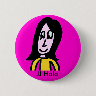 Badge Rond 5 Cm Bouton de halo de JJ