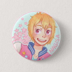 Badge Rond 5 Cm Bouton de Hazuki Nagisa