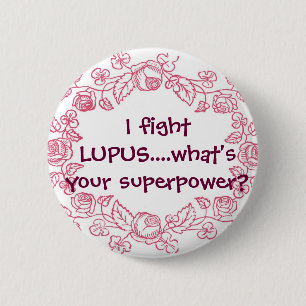 Badge Rond 5 Cm Bouton de héros de lupus