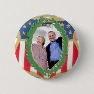 Badge Rond 5 Cm Bouton de Hillary 2016