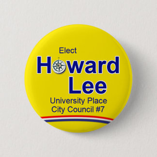 Badge Rond 5 Cm Bouton de Howard Lee