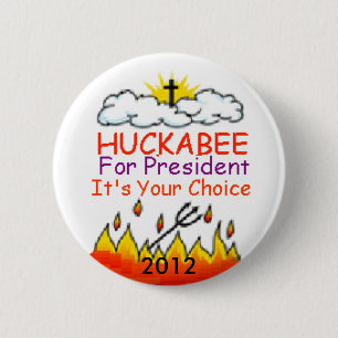 Badge Rond 5 Cm Bouton de HUCKABEE 2012