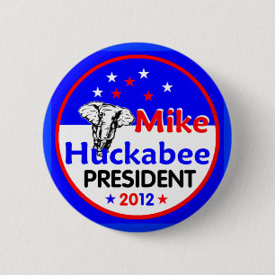 Badge Rond 5 Cm Bouton de HUCKABEE 2012