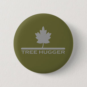 Badge Rond 5 Cm Bouton de Hugger d'arbre