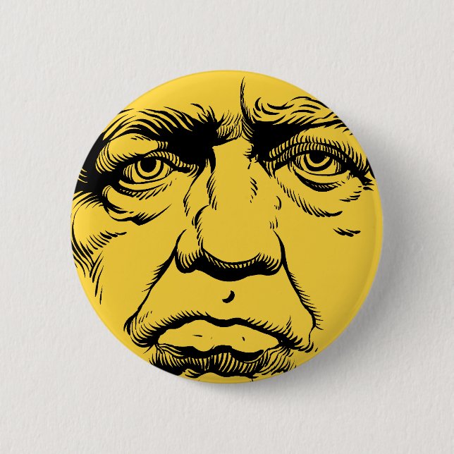 Badge Rond 5 Cm Bouton de J Edgar Hoover (Devant)