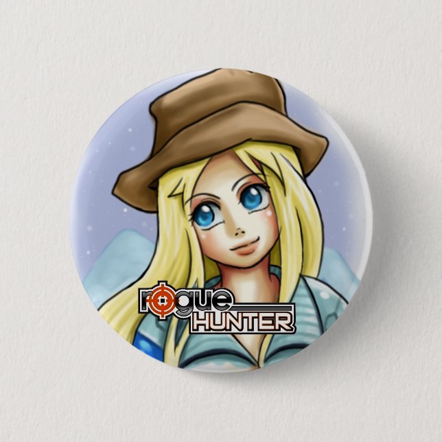 Badge Rond 5 Cm Bouton de Jaxa Manga (Devant)