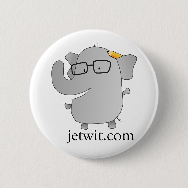 Badge Rond 5 Cm Bouton de JetWit (Devant)