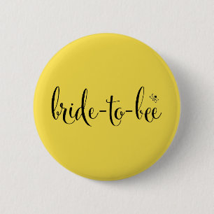 Badge Rond 5 Cm Bouton de Jeune-à-Abeille dans Sunchine