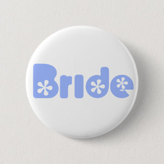 Badge Rond 5 Cm Bouton de jeune mariée