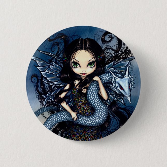 Badge Rond 5 Cm Bouton de "Jewele" (Devant)