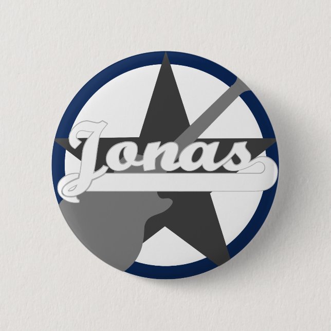 Badge Rond 5 Cm Bouton de Jonas (Devant)