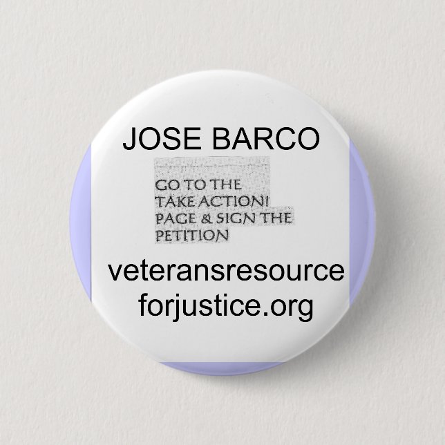 BADGE ROND 5 CM BOUTON DE JOSE BARCO DE SOUTIEN (Devant)