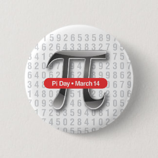 Badge Rond 5 Cm Bouton de jour de pi
