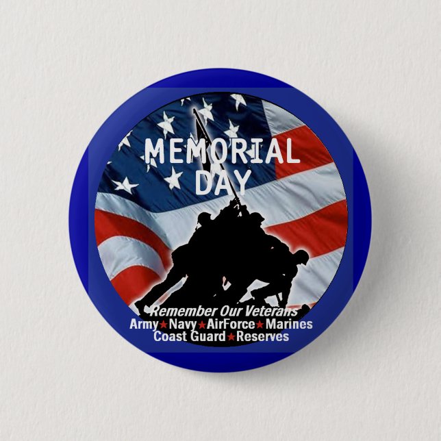 Badge Rond 5 Cm Bouton de JOUR DU SOUVENIR (Devant)