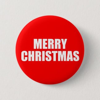 Badge Rond 5 Cm Bouton de Joyeux Noël