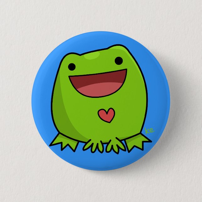 Badge Rond 5 Cm Bouton de Kekero (Devant)