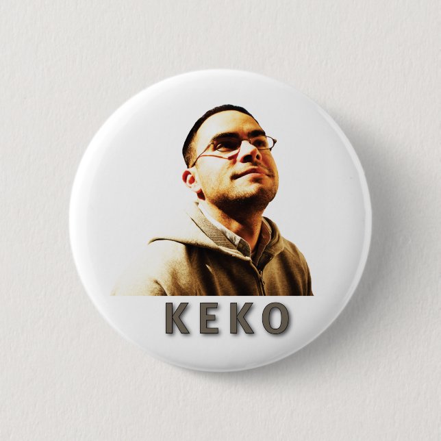 Badge Rond 5 Cm Bouton de Keko (Devant)