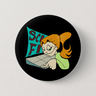 Badge Rond 5 Cm Bouton de Kriana