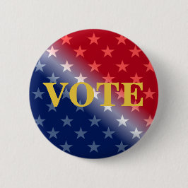 Badge Rond 5 Cm Bouton de la broche de vote du cool patriotique