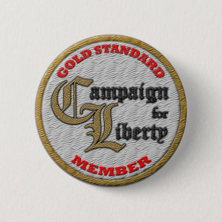 Badge Rond 5 Cm Bouton de la correction du membre d'étalon or de