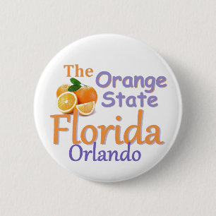 Badge Rond 5 Cm Bouton de la FLORIDE
