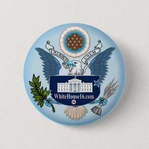 Badge Rond 5 Cm Bouton de la Maison Blanche 2016