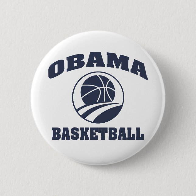 Badge Rond 5 Cm Bouton de la meilleure qualité de basket-ball (Devant)