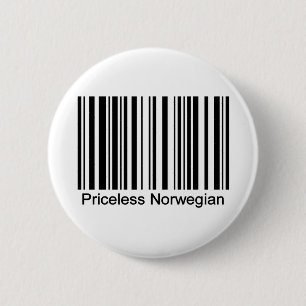 Badge Rond 5 Cm Bouton de la Norvège