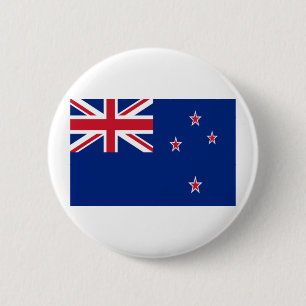 Badge Rond 5 Cm Bouton de la Nouvelle Zélande