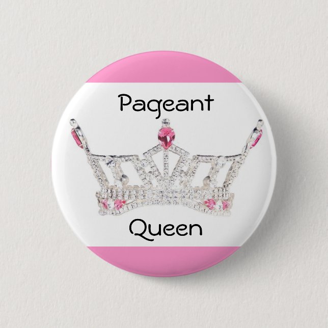 Badge Rond 5 Cm Bouton de la REINE de RECONSTITUTION (Devant)