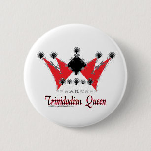 Badge Rond 5 Cm Bouton de la Reine de Trini