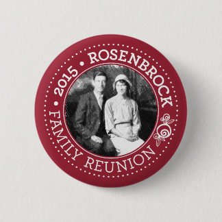 Badge Rond 5 Cm Bouton de la Réunion de Rosenbrock