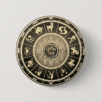 bouton de la roue astrologique