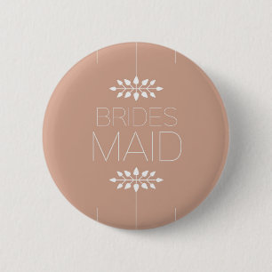 Badge Rond 5 Cm Bouton de la servante