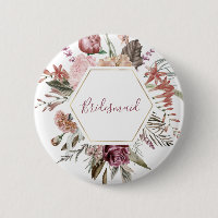 Bouton de la servante du Rose Dusty