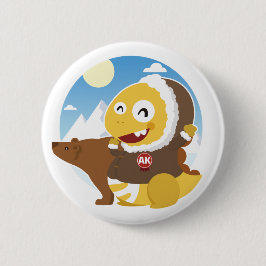 Badge Rond 5 Cm Bouton de l'Alaska VIPKID